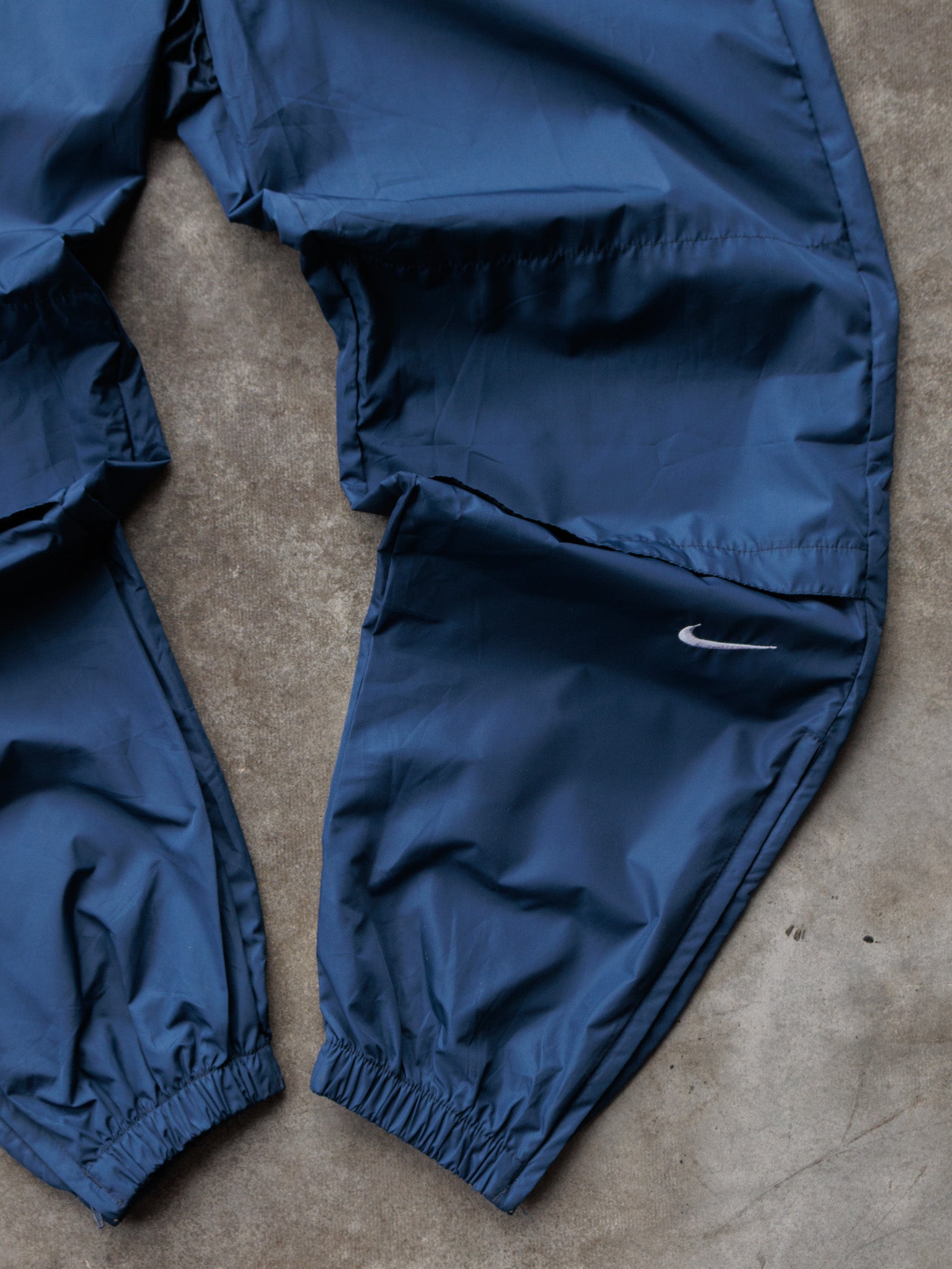 Vintage 90s Navy Nike Track Pants (L)