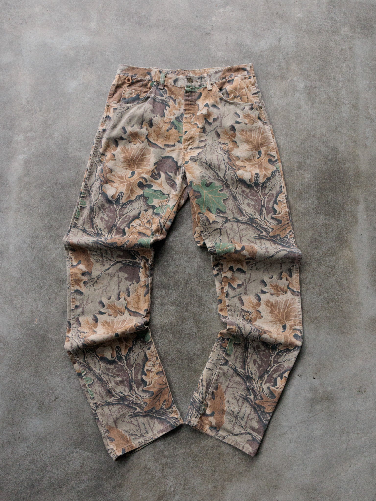 Vintage 90s Camo Wrangler Pants (W34)