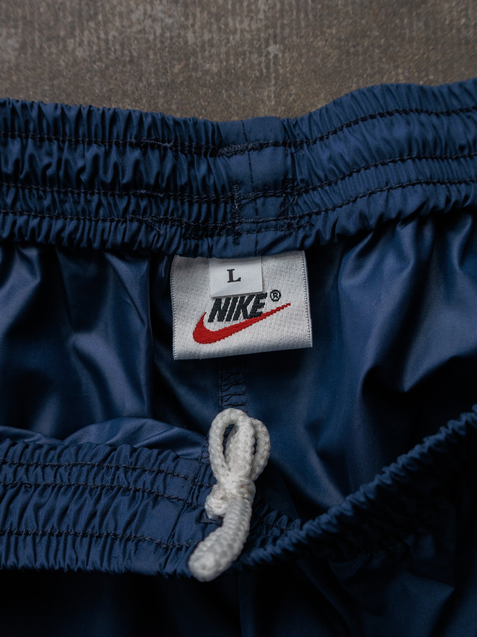 Vintage 90s Navy Nike Track Pants (L)