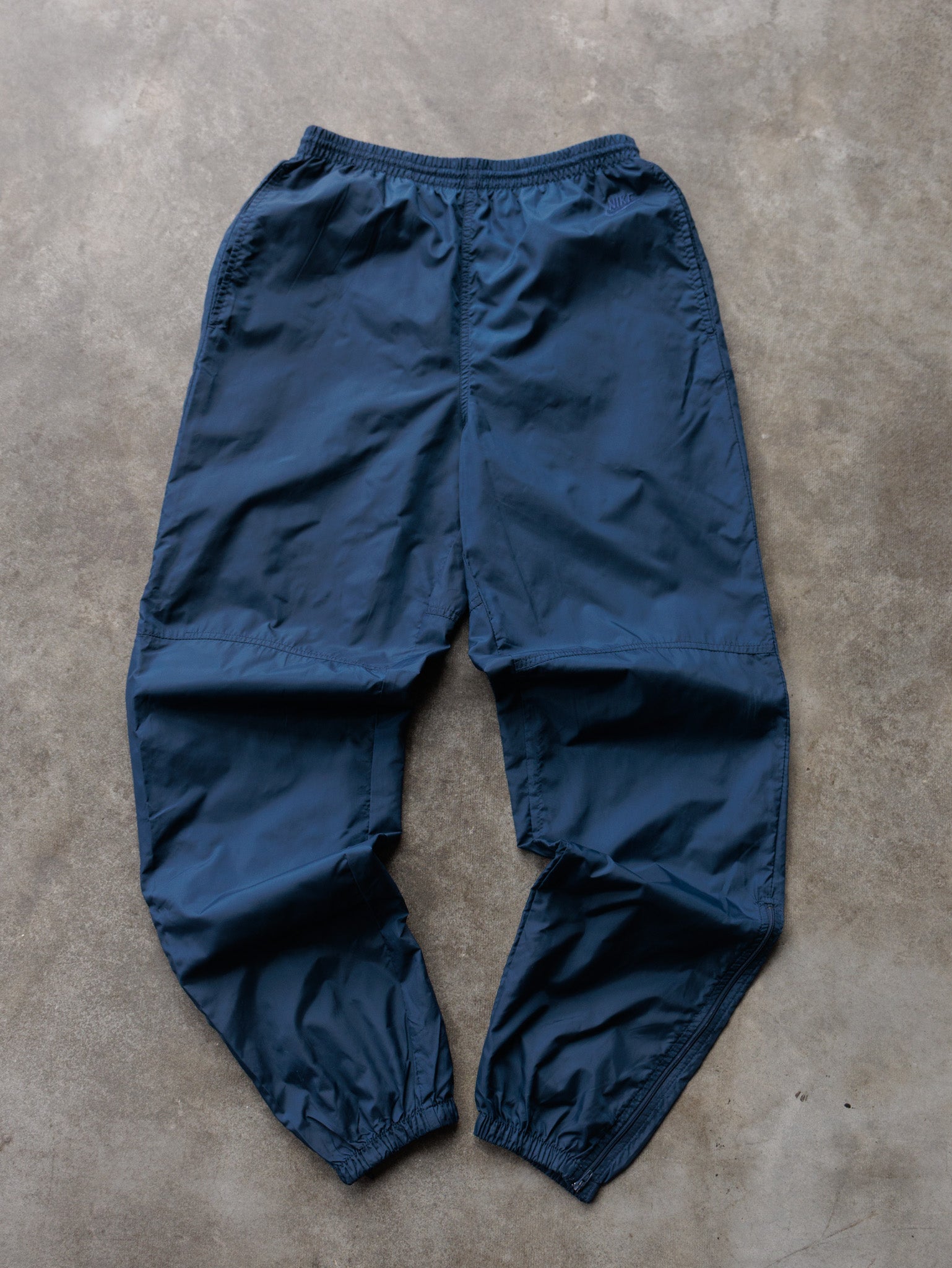 Vintage 00s Navy Nike Track Pants (S)