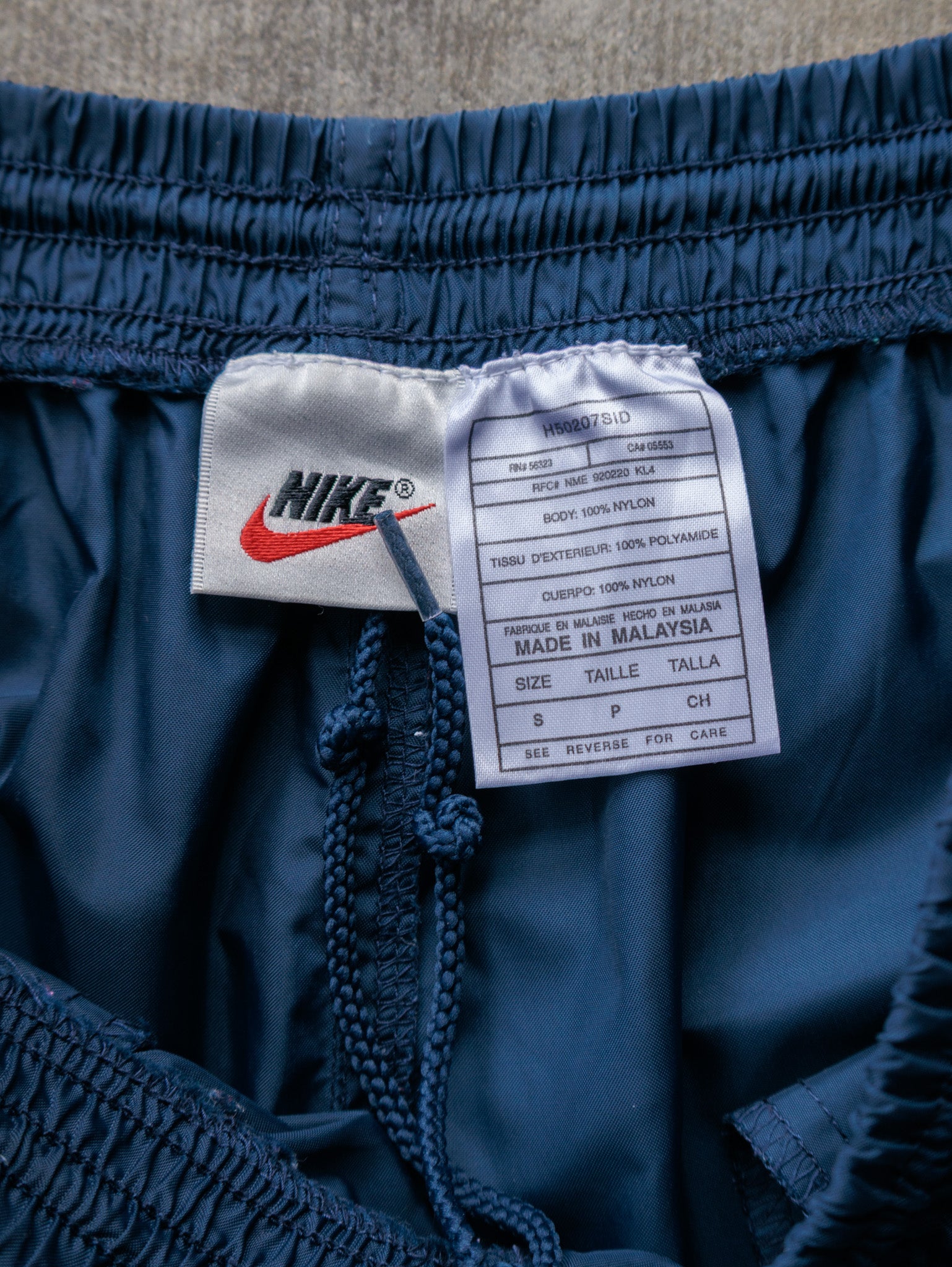 Vintage 00s Navy Nike Track Pants (S)