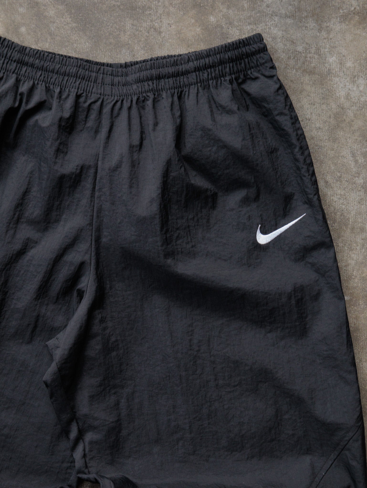 Vintage 90s Black Nike Track Pants (Women's XL)