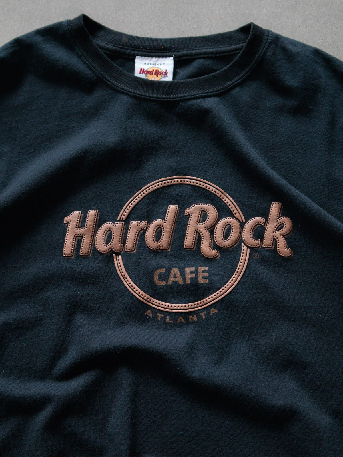 Vintage 00s Black Hard Rock Cafe Atlanta Tee (2XL)