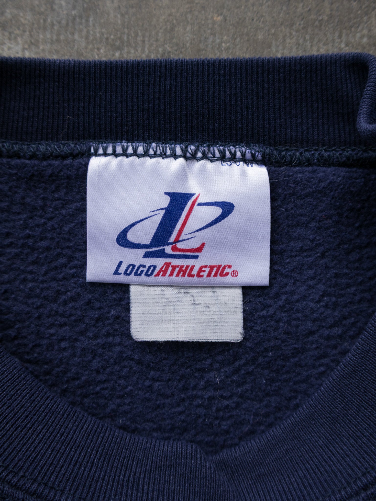 Vintage 90s Navy Denver Broncos Sweatshirt (2XL)