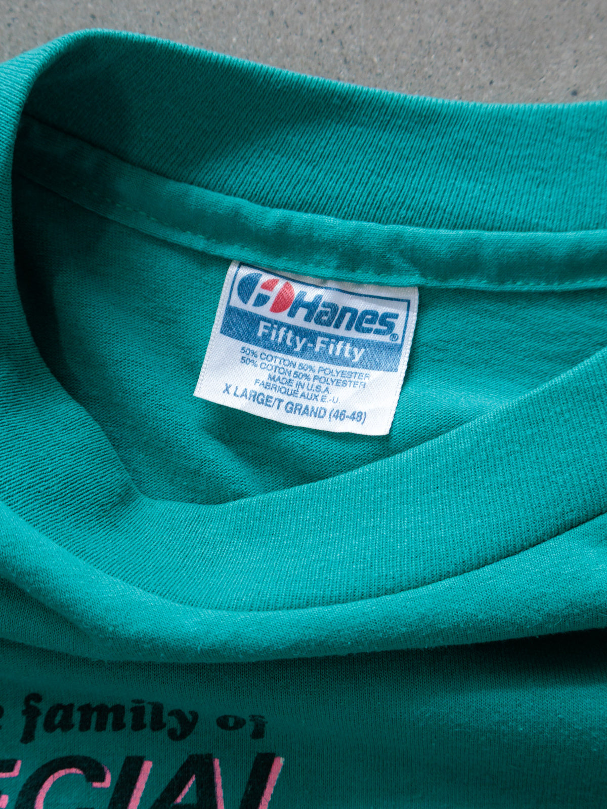 Vintage 90s Green Special Olympics Texas Olympadillos Tee (XL)