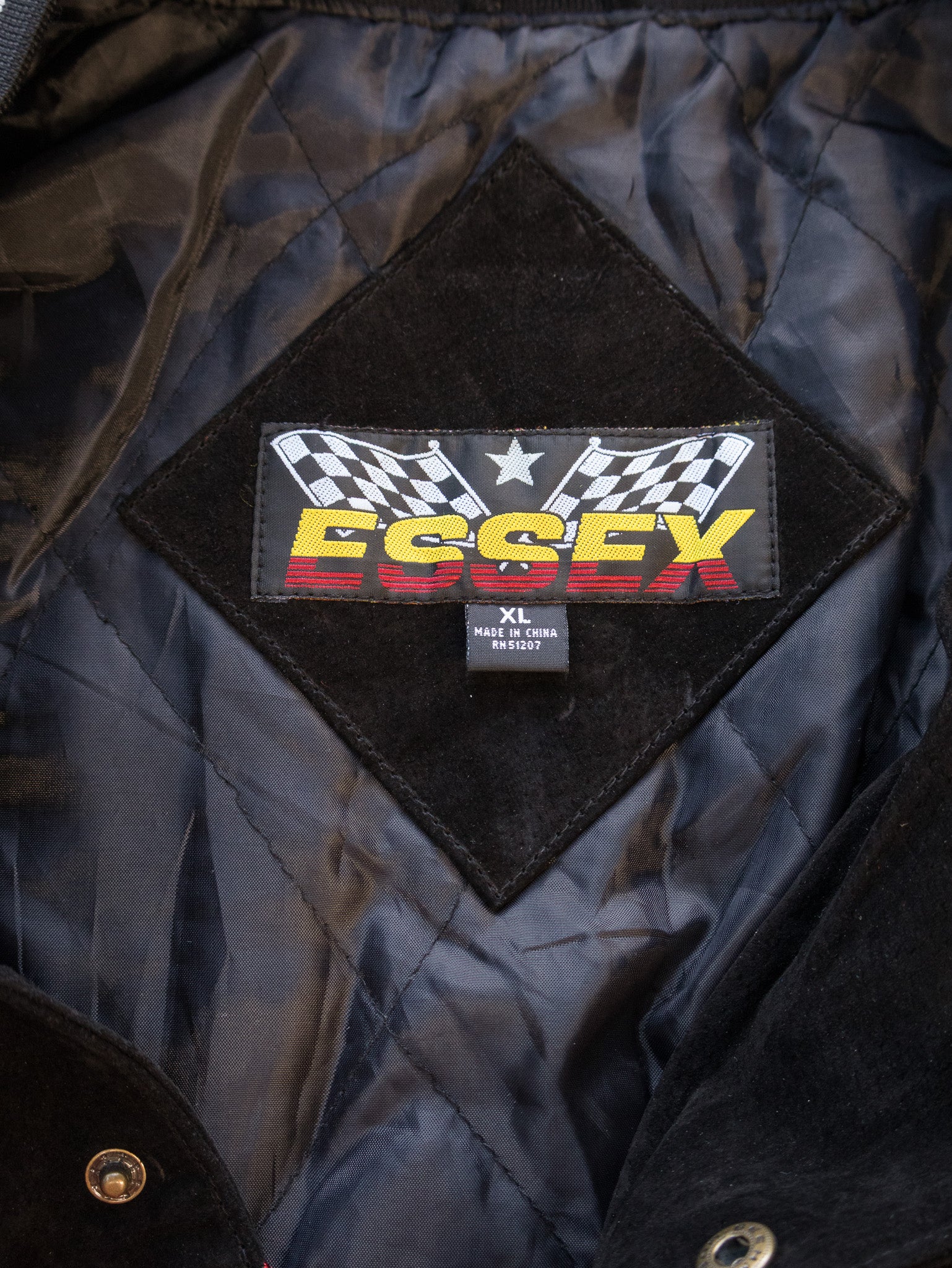 Vintage Nascar Racing Varsity Jacket (XL)