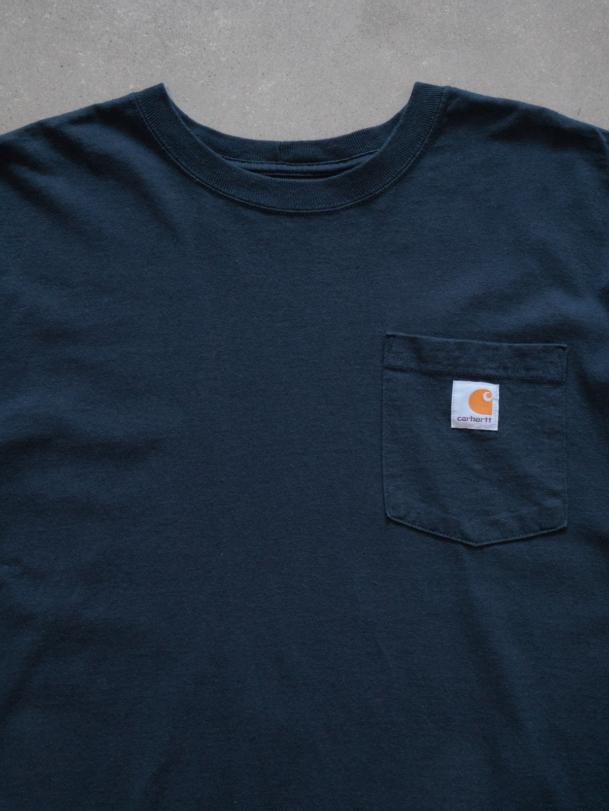 Vintage Navy Carhartt Pocket Tee (XL)