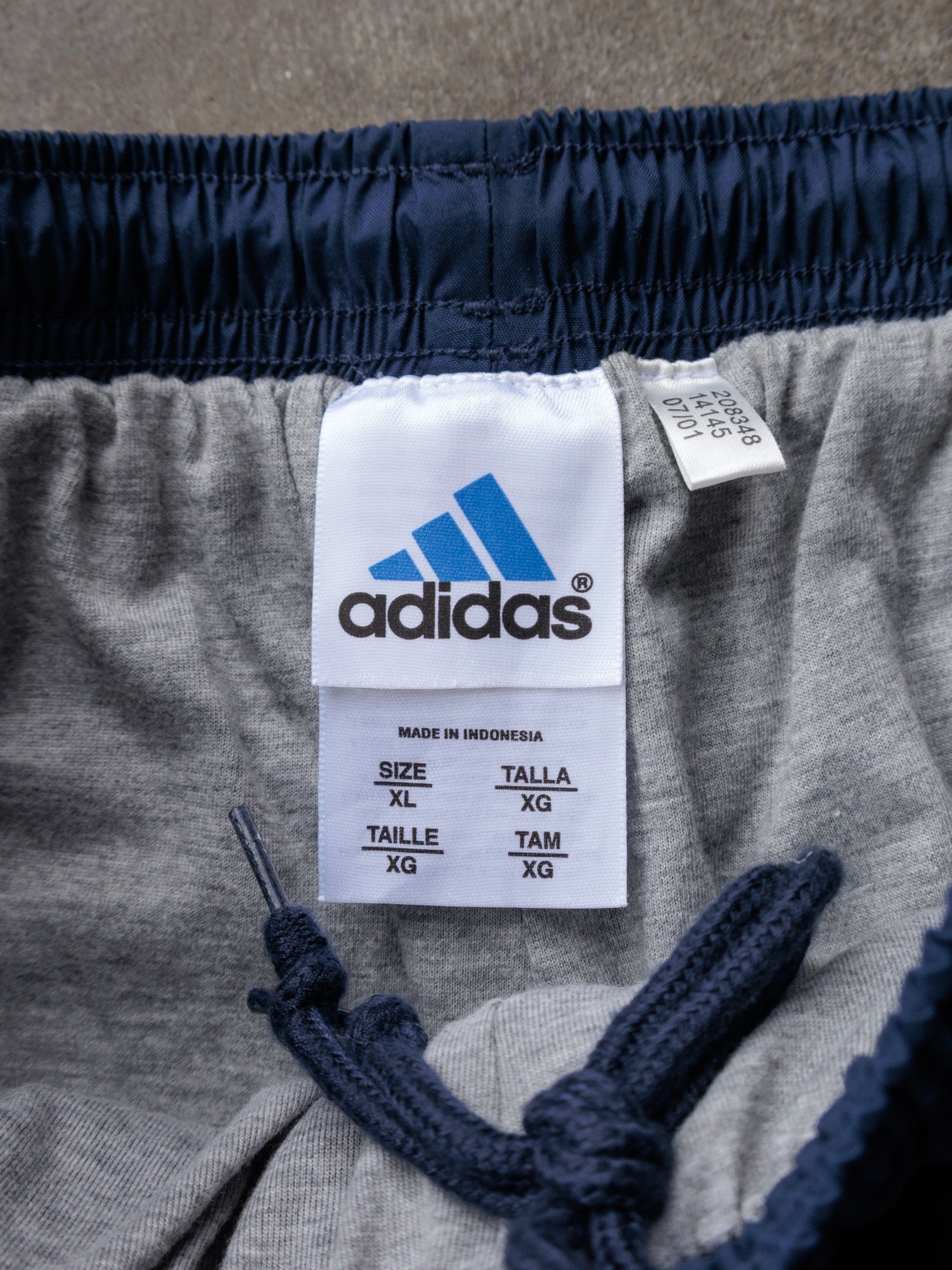 Vintage 00s Navy Adidas Track Pants (XL)