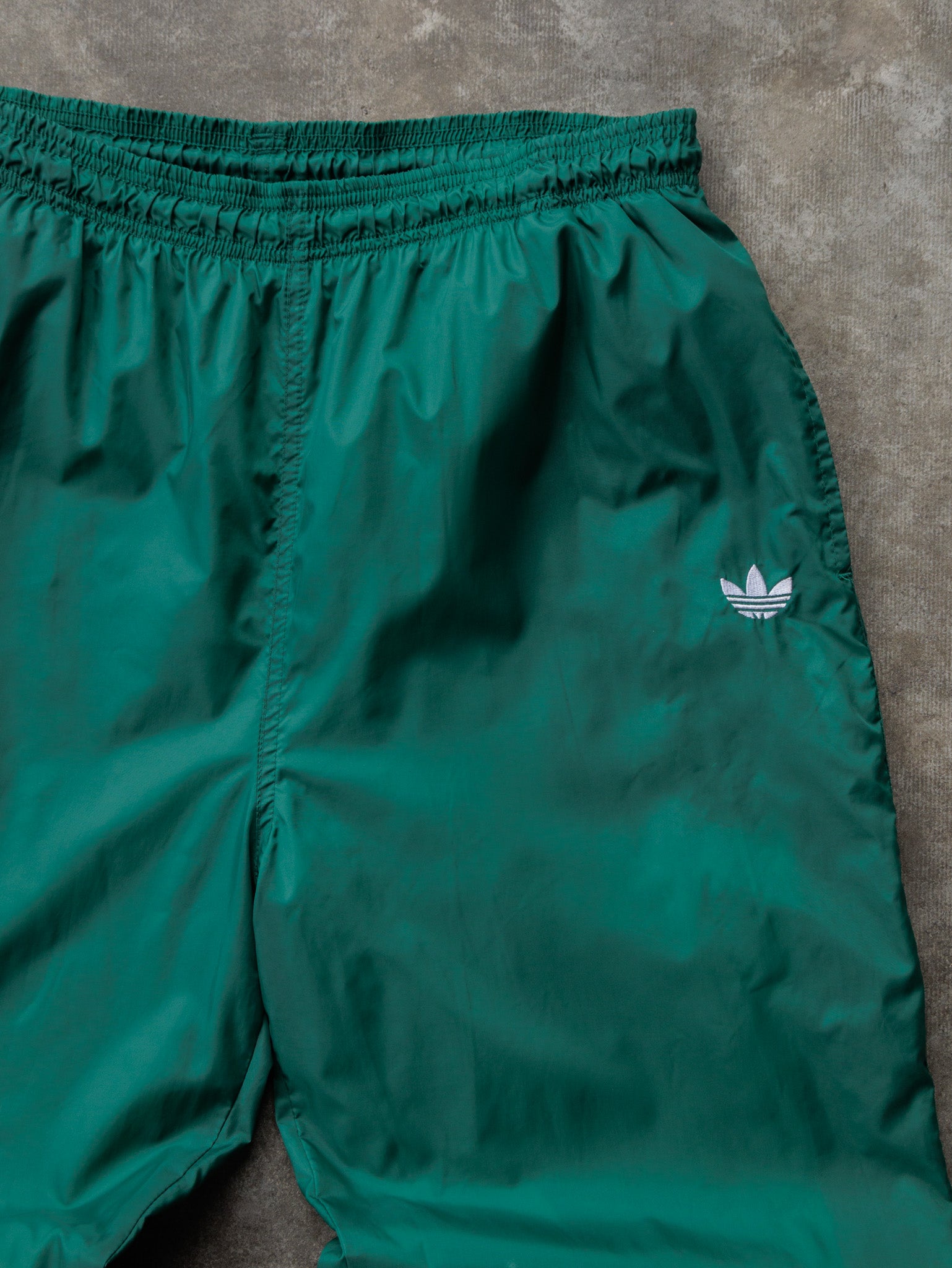 Vintage 90s Green Adidas Track Pants (L)
