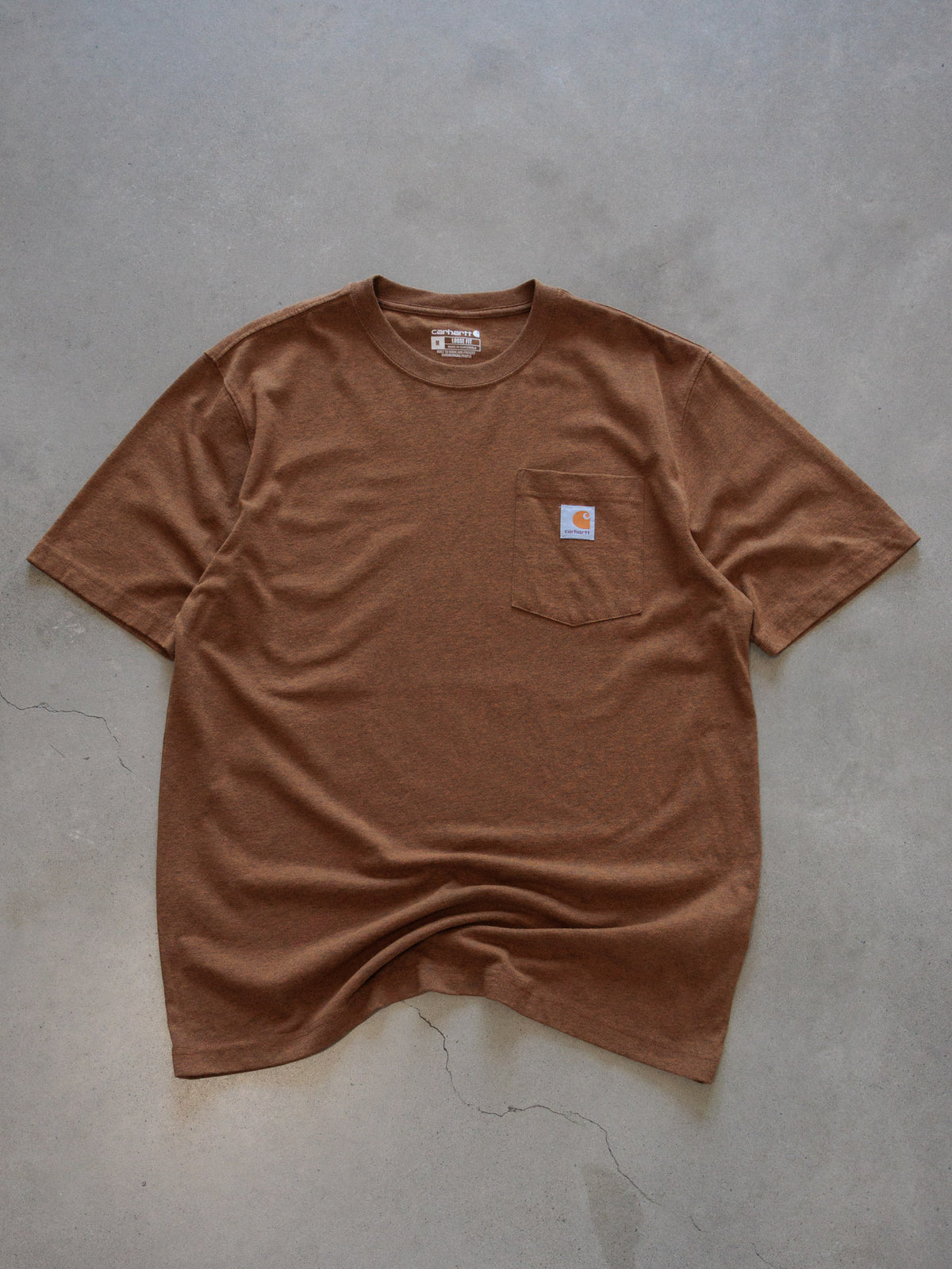 Vintage Brown Carhartt Pocket Tee (M)