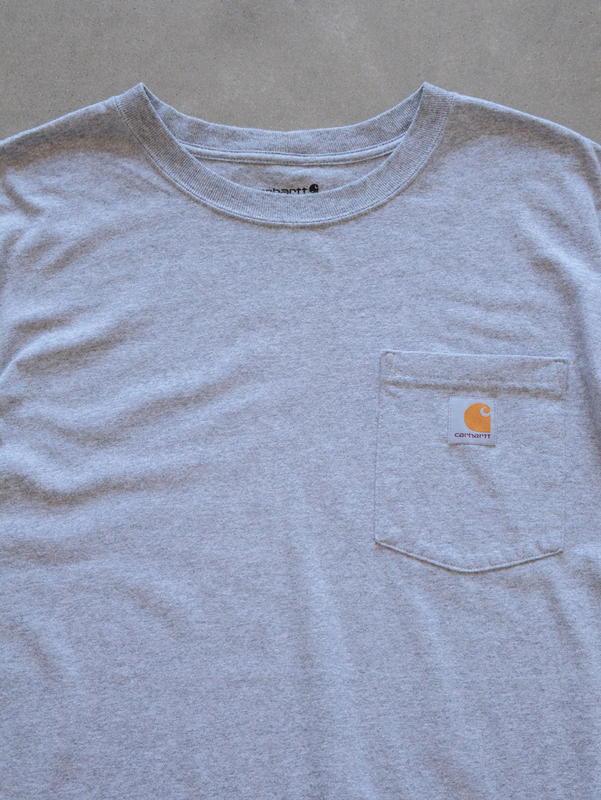 Vintage Grey Carhartt Pocket Tee (XL)