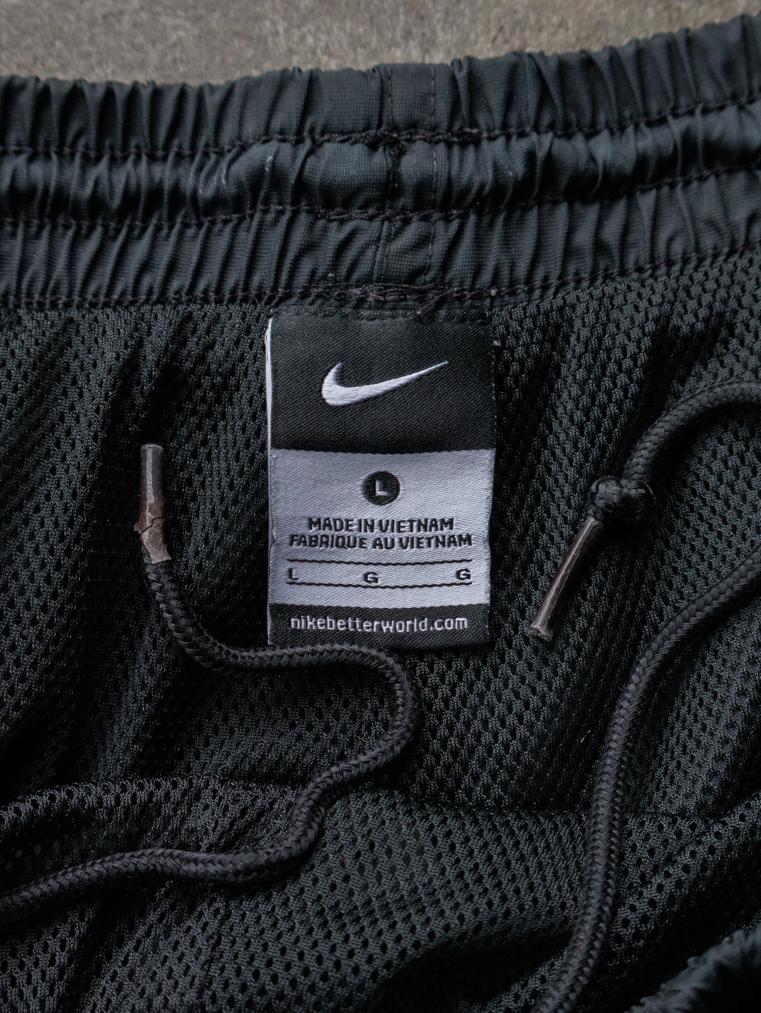 Vintage Black Nike Track Pants (L)