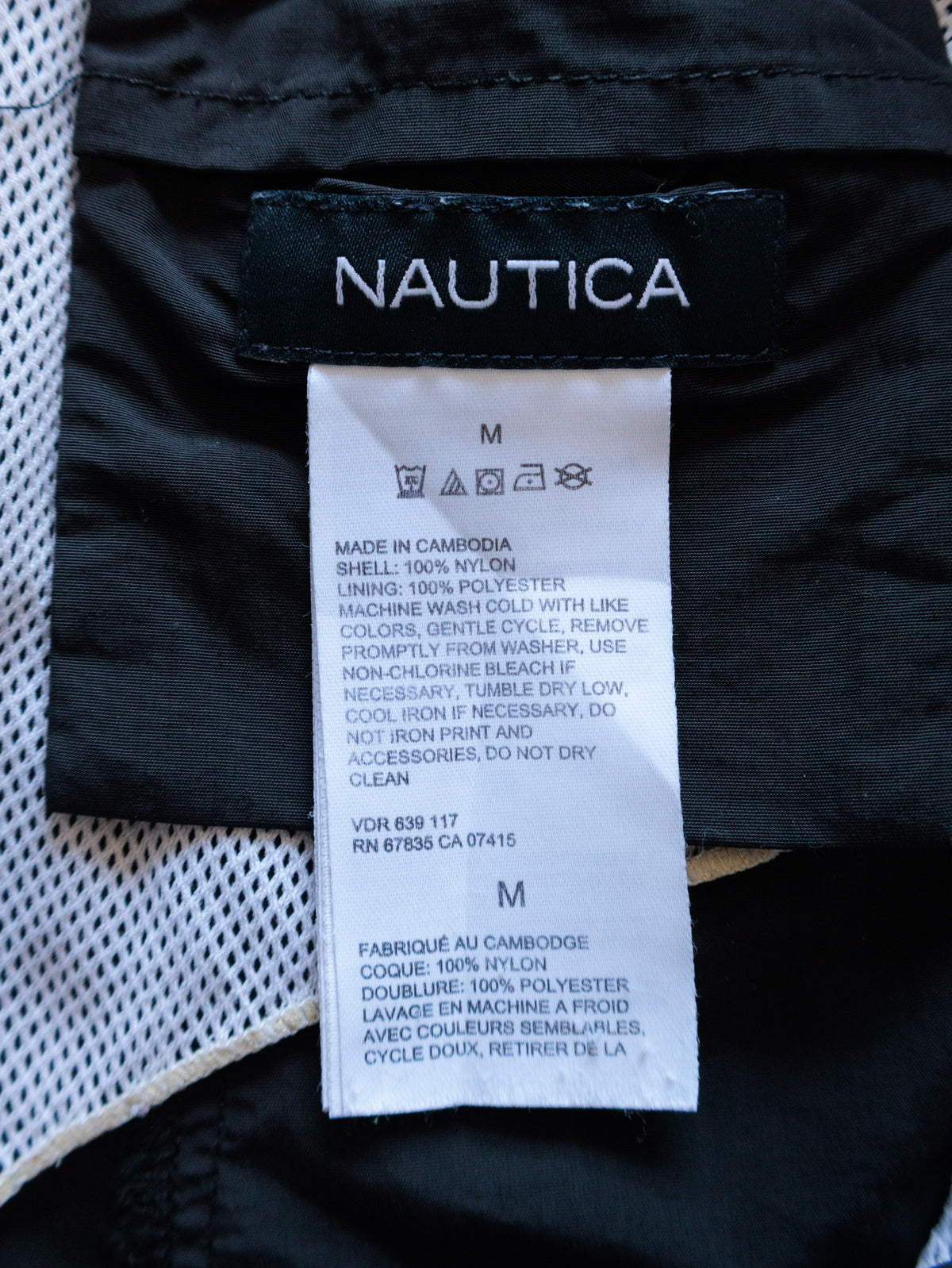Vintage Black Nautica Swim Shorts (M)