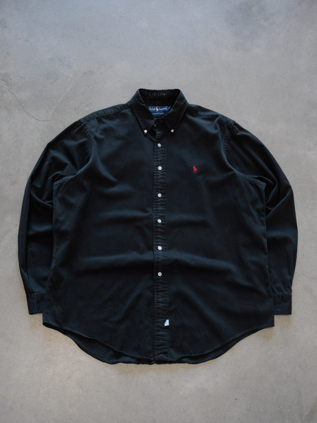 Vintage Black Ralph Lauren Shirt (XL)