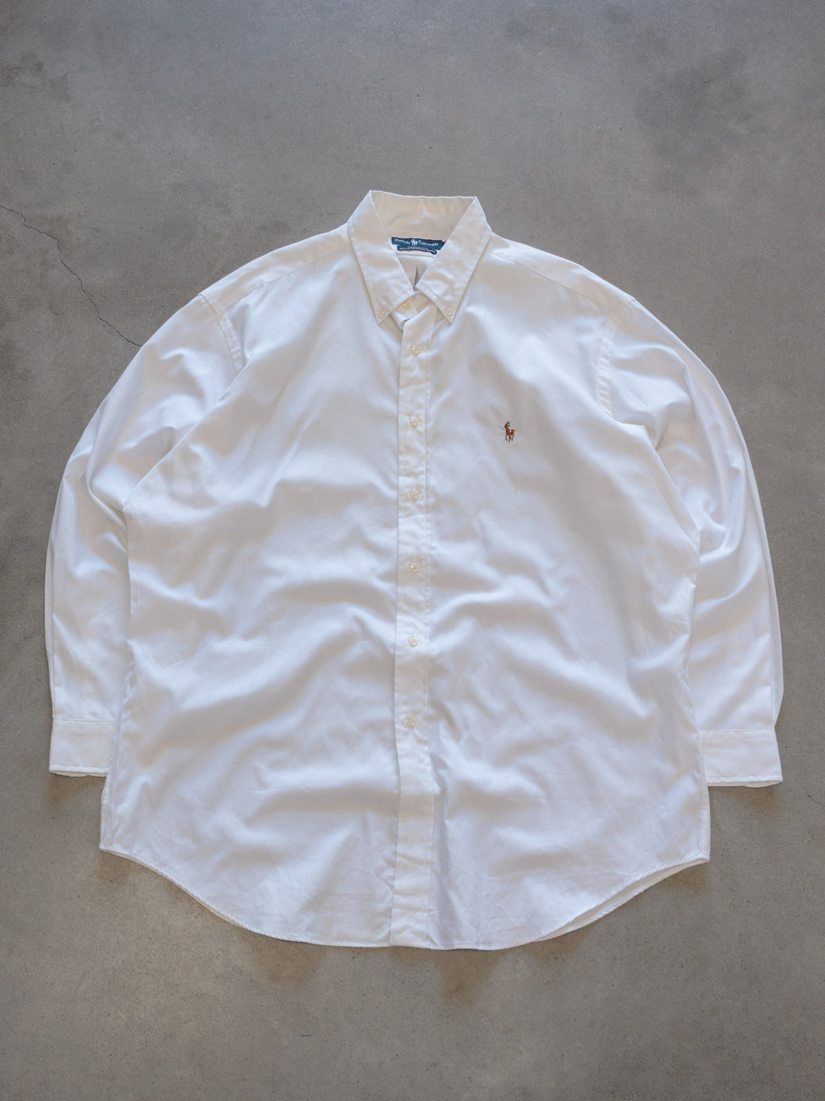Vintage White Ralph Lauren Shirt (XL)