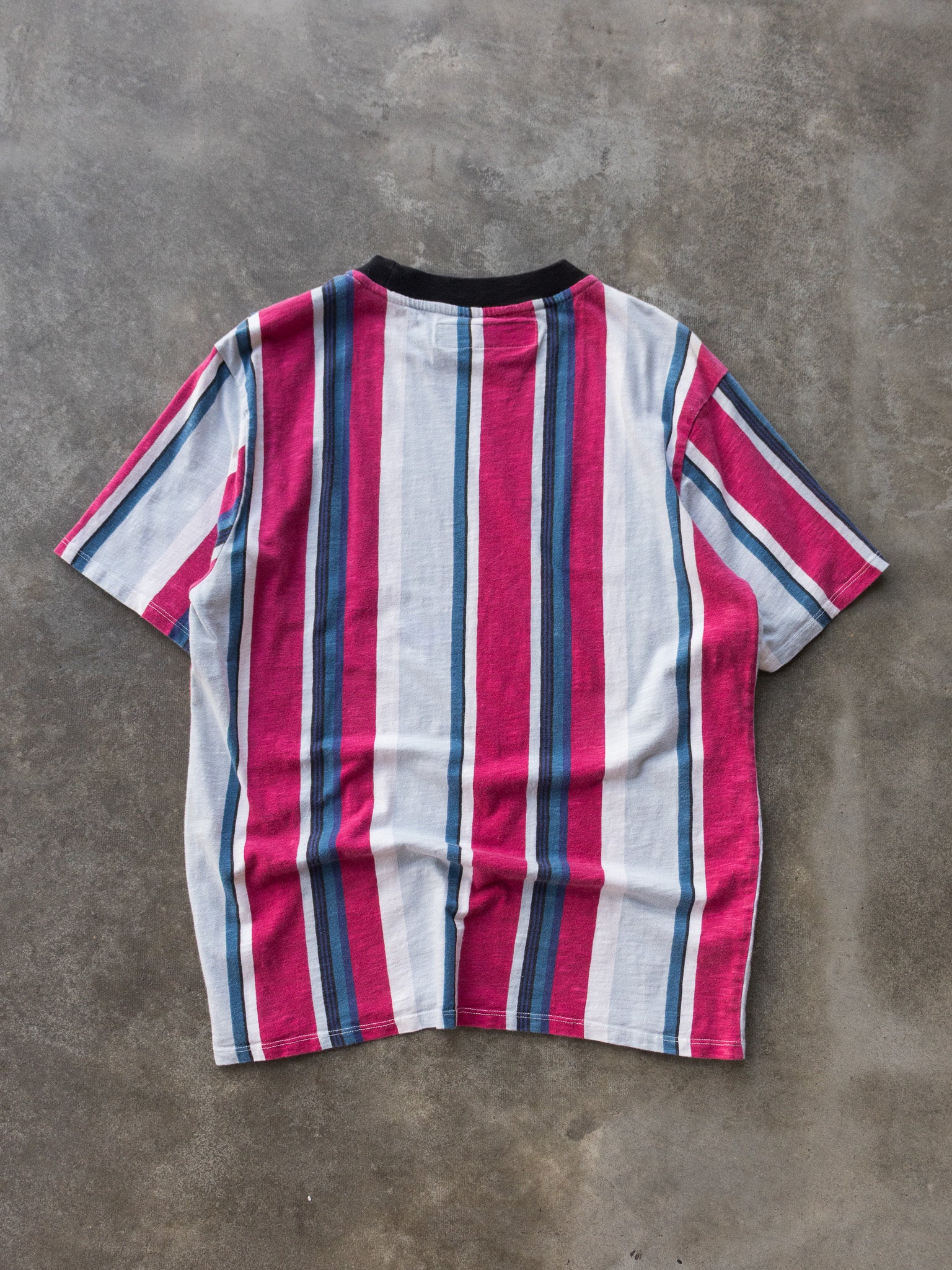 Vintage Guess Los Angeles Stripe Tee (L)