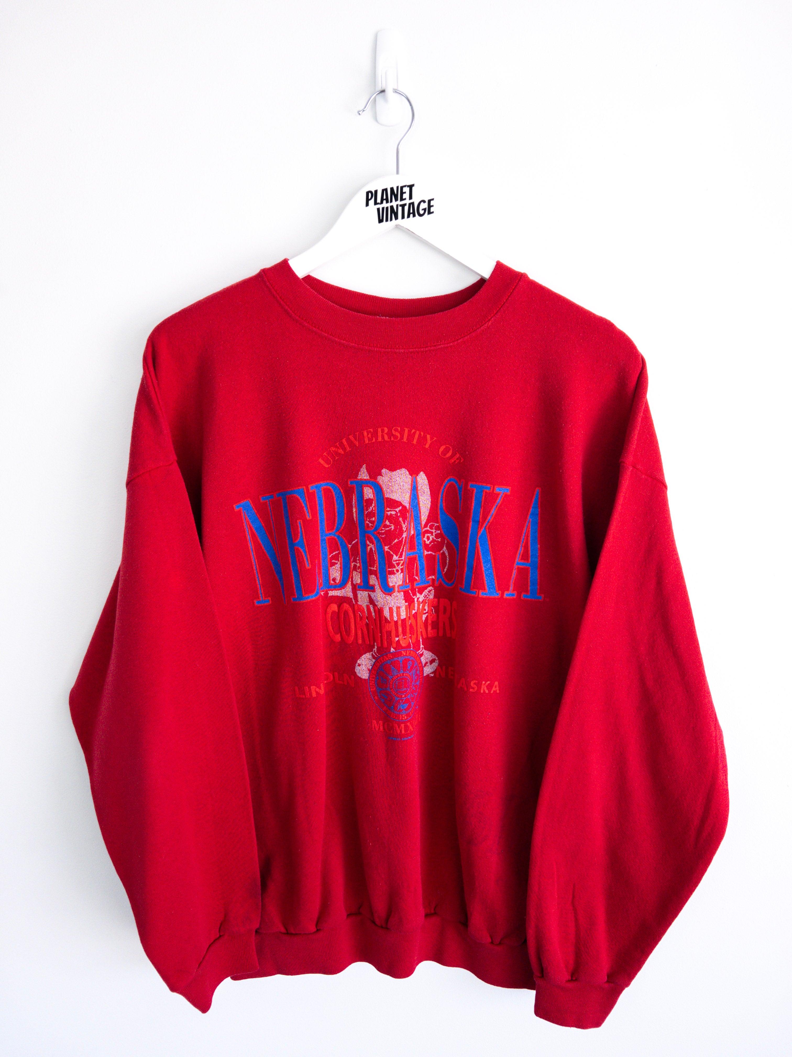 Nebraska Huskers Sweatshirt (L) - Planet Vintage Store