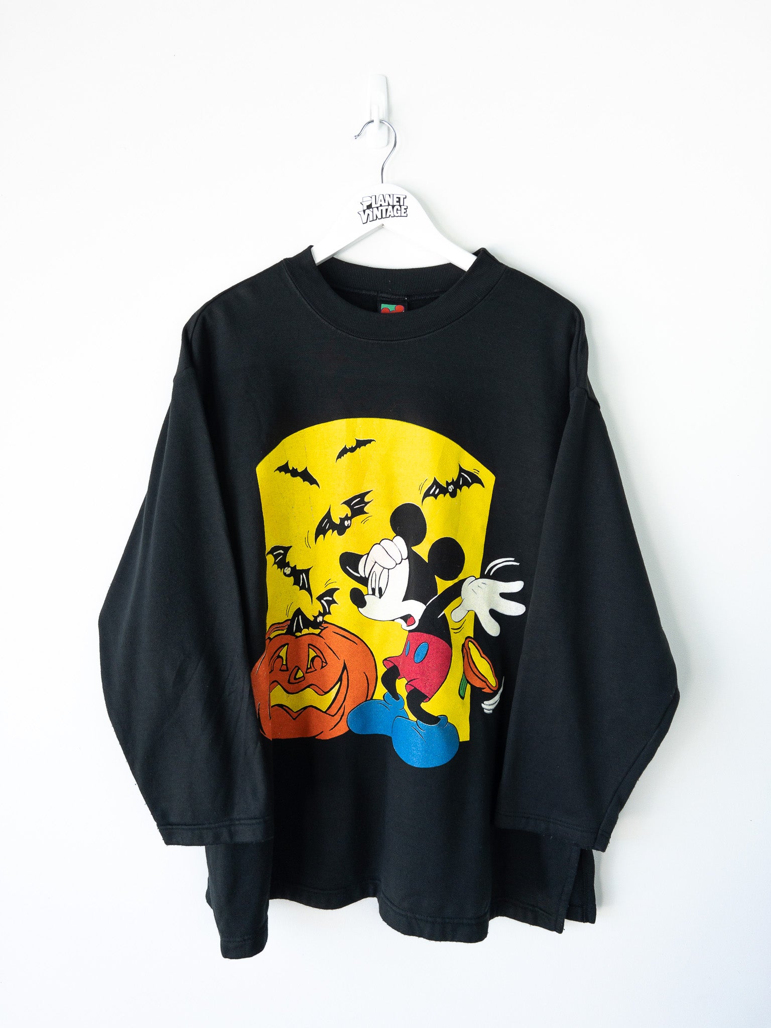 Vintage Mickey Mouse Halloween Sweatshirt (XL)