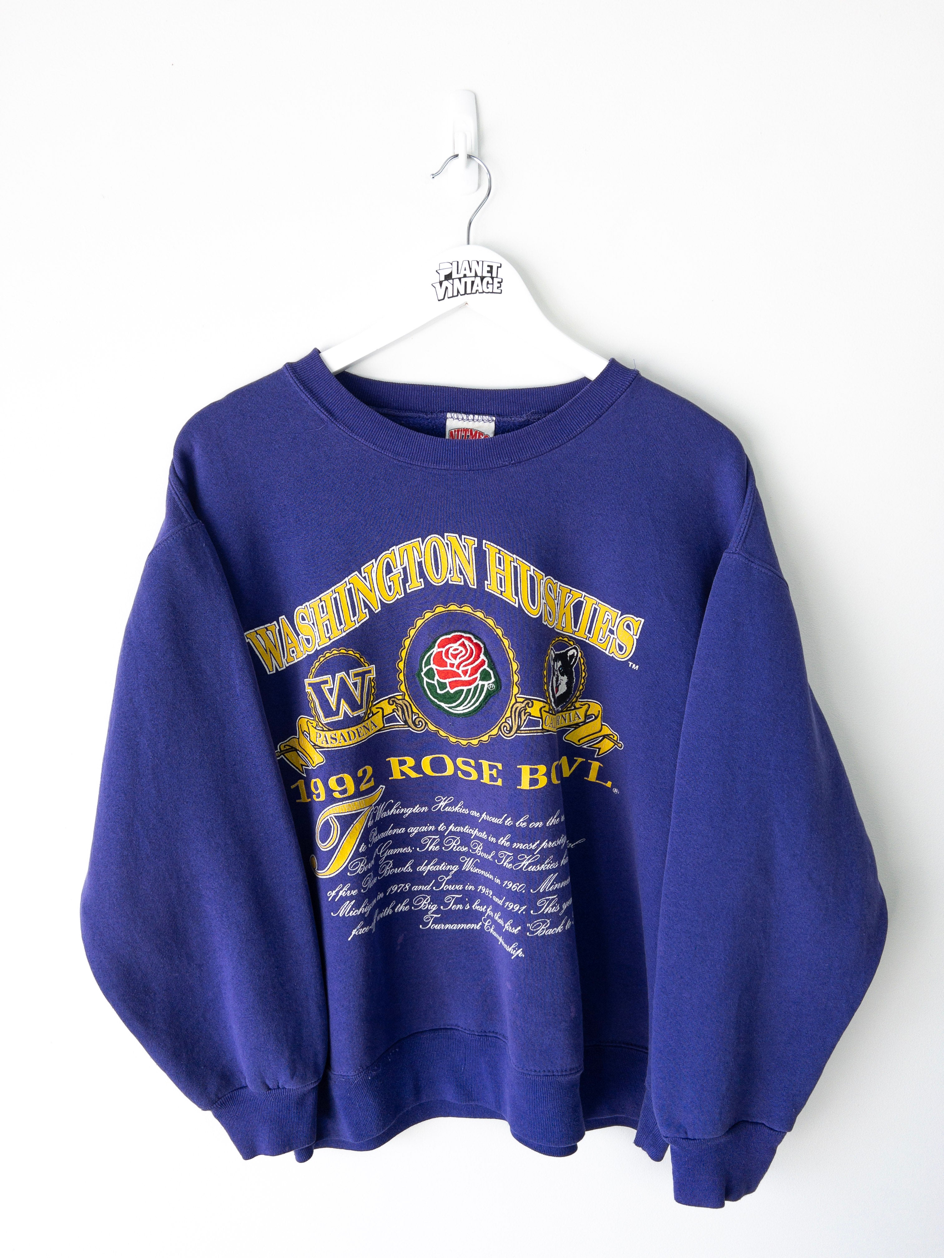 Vintage Washington Huskies Rose Bowl 1992 Sweatshirt (M)