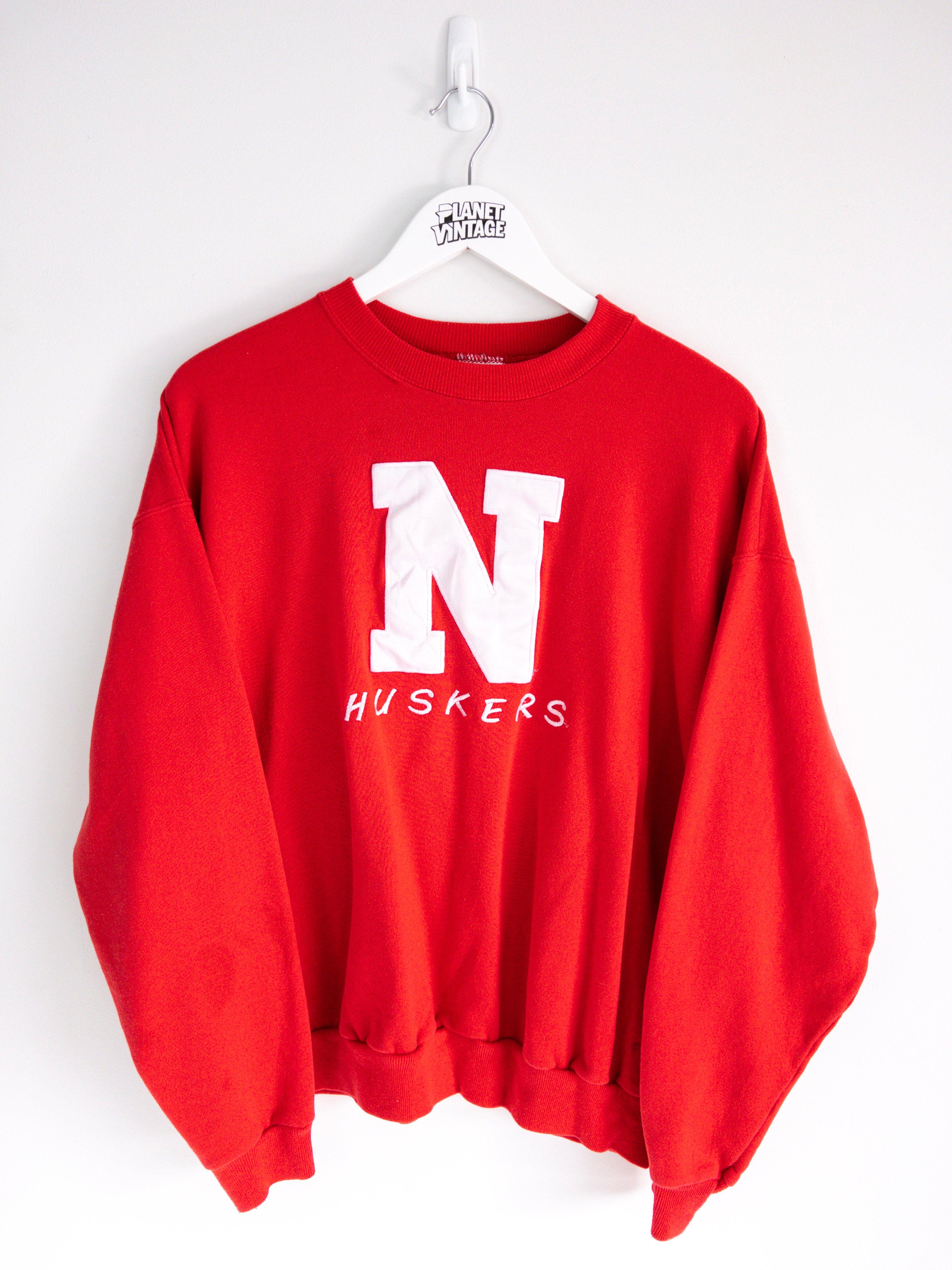 Nebraska Huskers Sweatshirt (L) - Planet Vintage Store