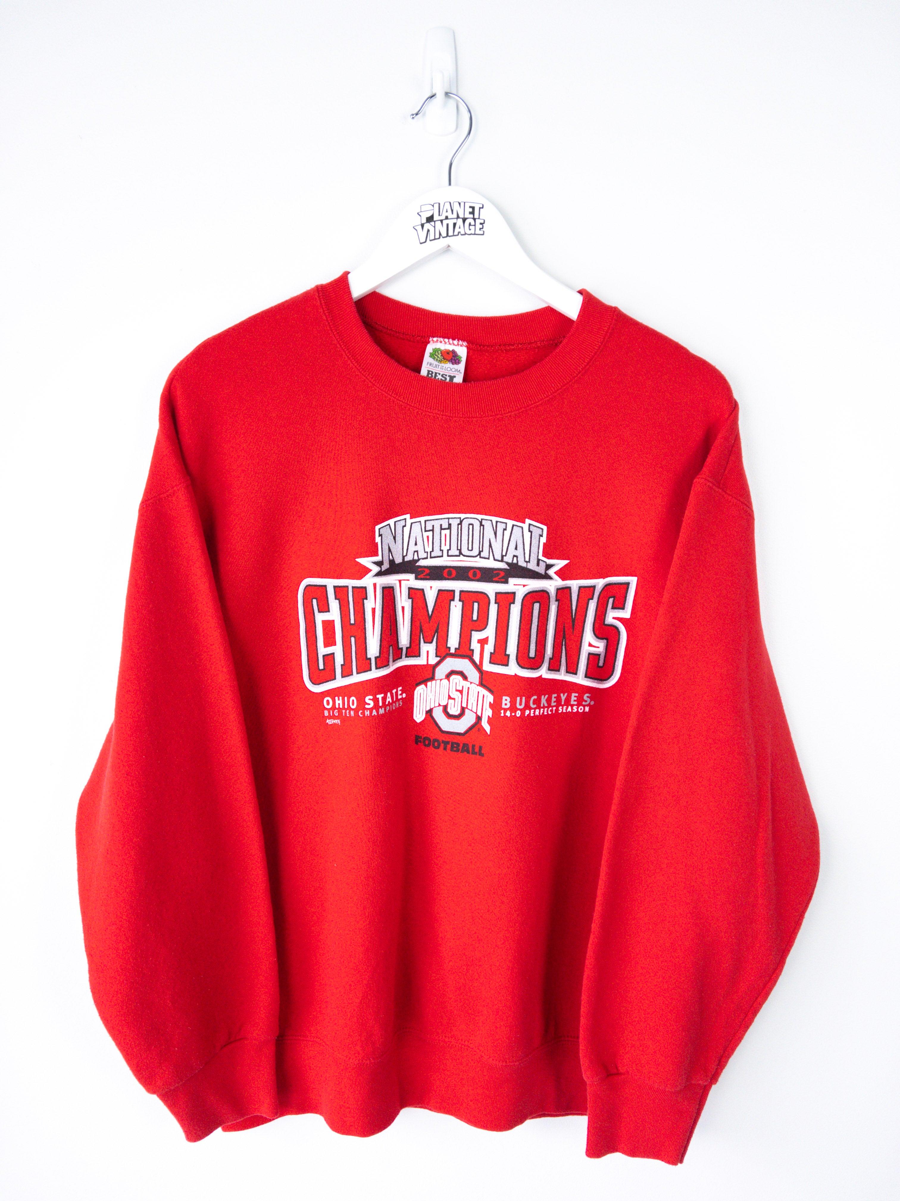 Ohio State Buckeyes Champs 2002 Sweatshirt (L) - Planet Vintage Store