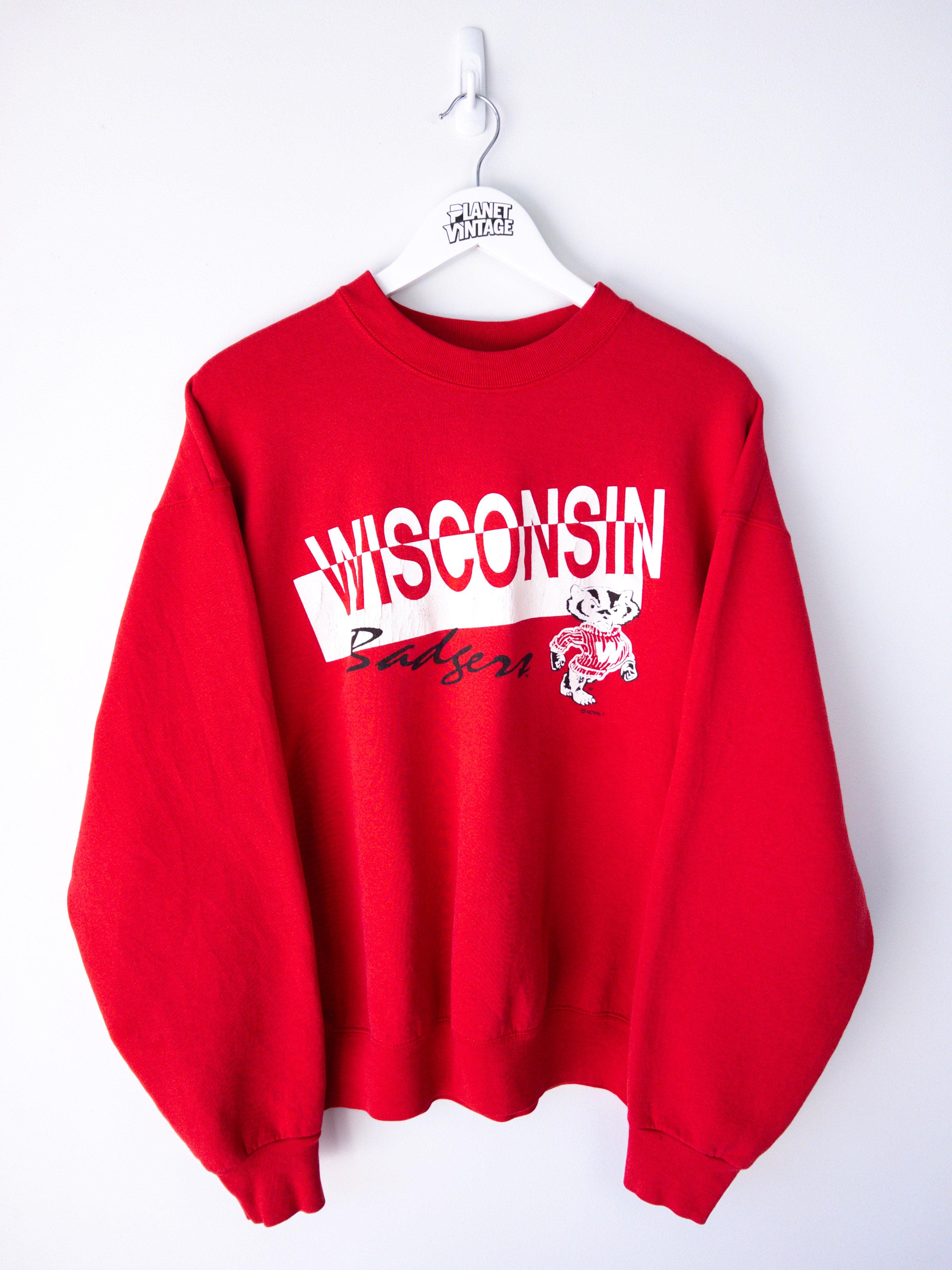 Wisconsin Badgers Sweatshirt (XL) - Planet Vintage Store