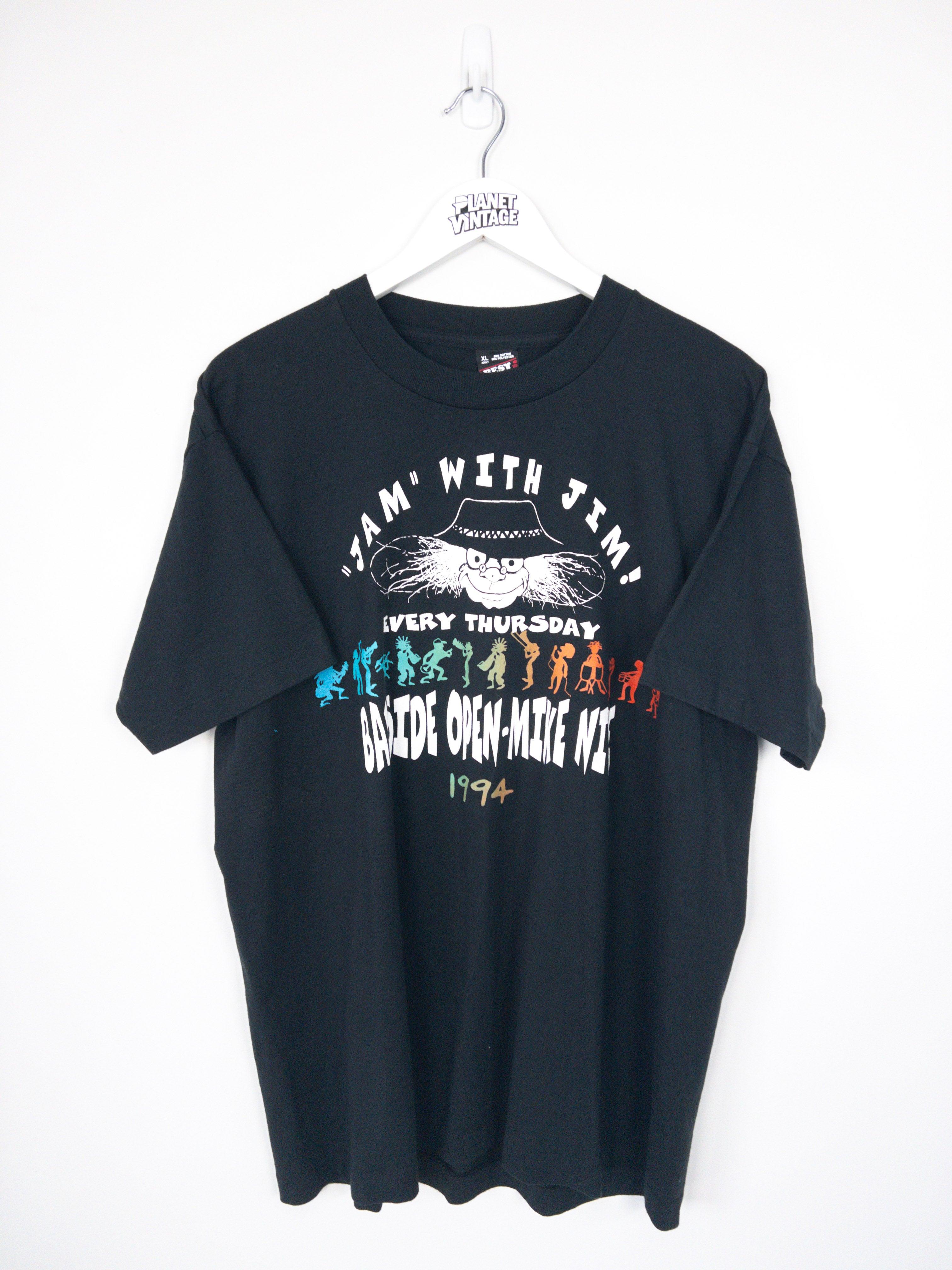 Jam with Jim Open Mic Night 1994 Tee (XL) - Planet Vintage Store