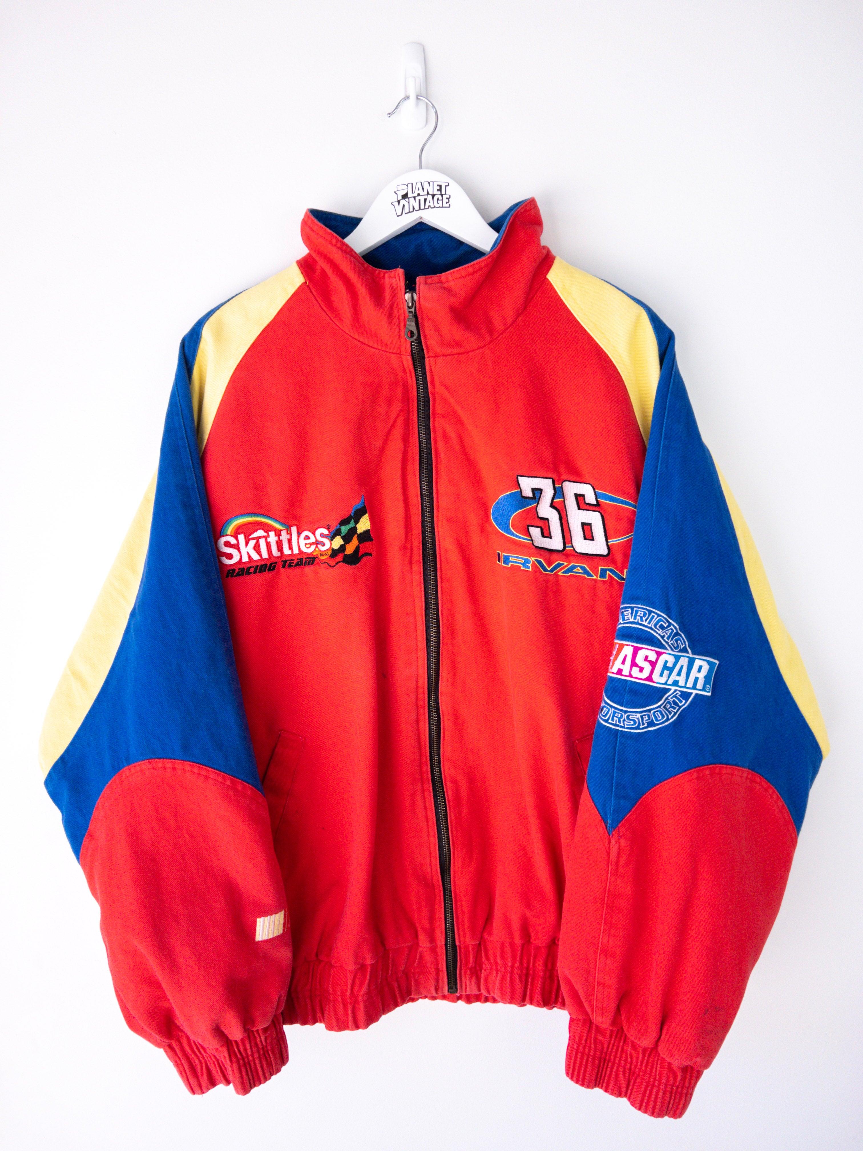 Skittles Racing Ernie Irvan Nascar Jacket (XXL) - Planet Vintage Store