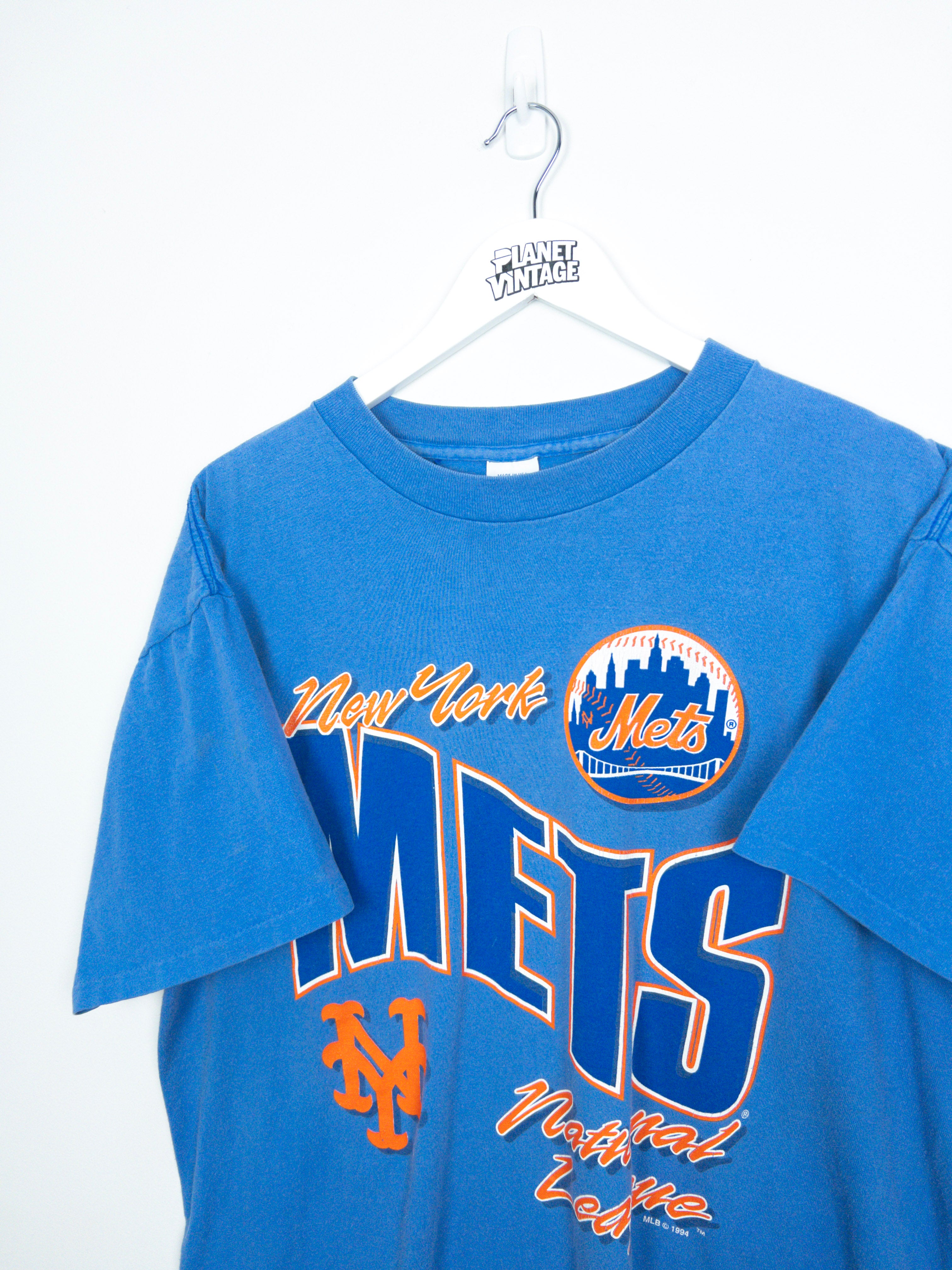 Vintage NEW YORK METS Mlb Baseball Jersey T-shirt Youth Medium 