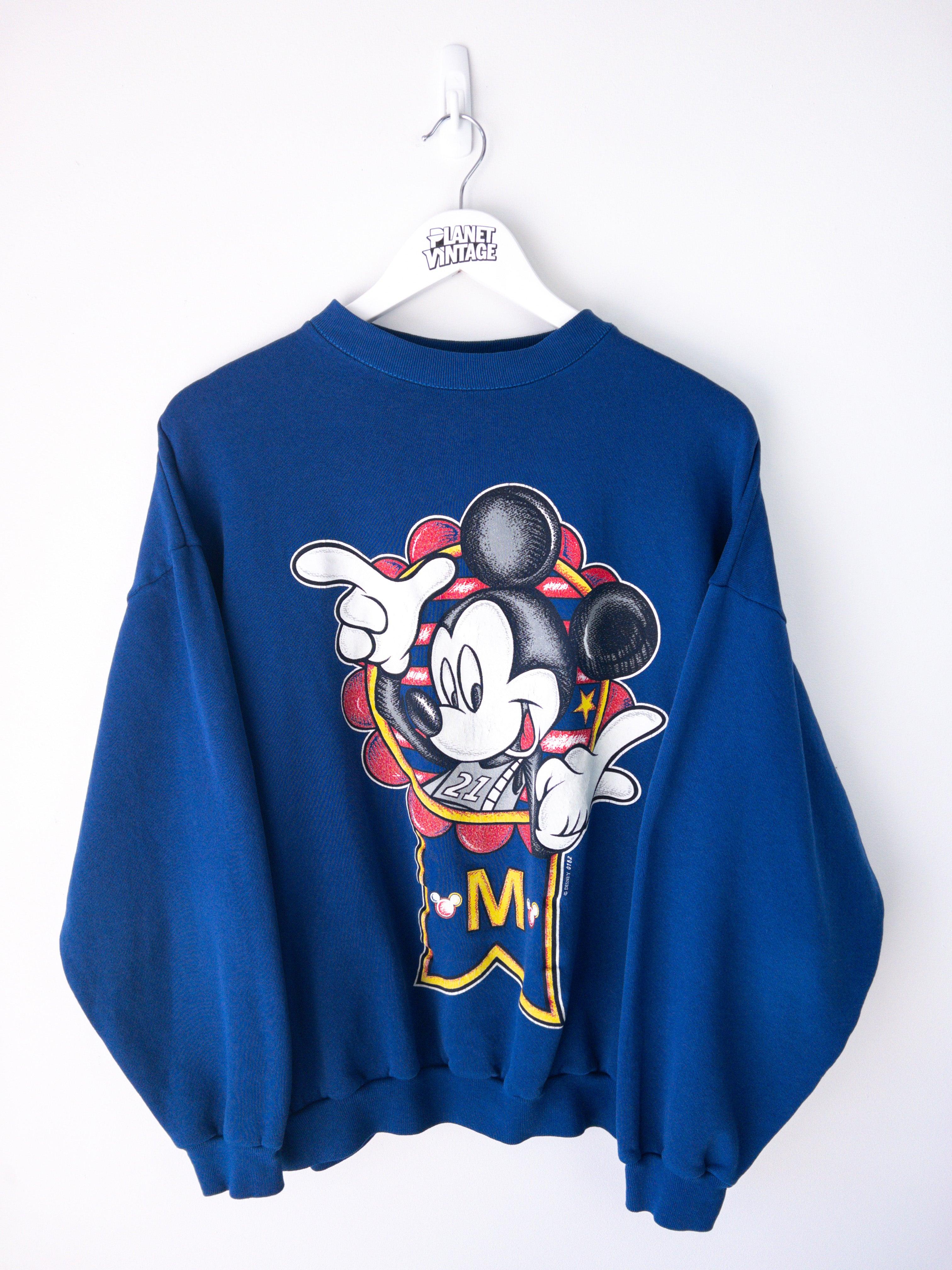 Mickey Mouse '90s Sweatshirt (M) - Planet Vintage Store