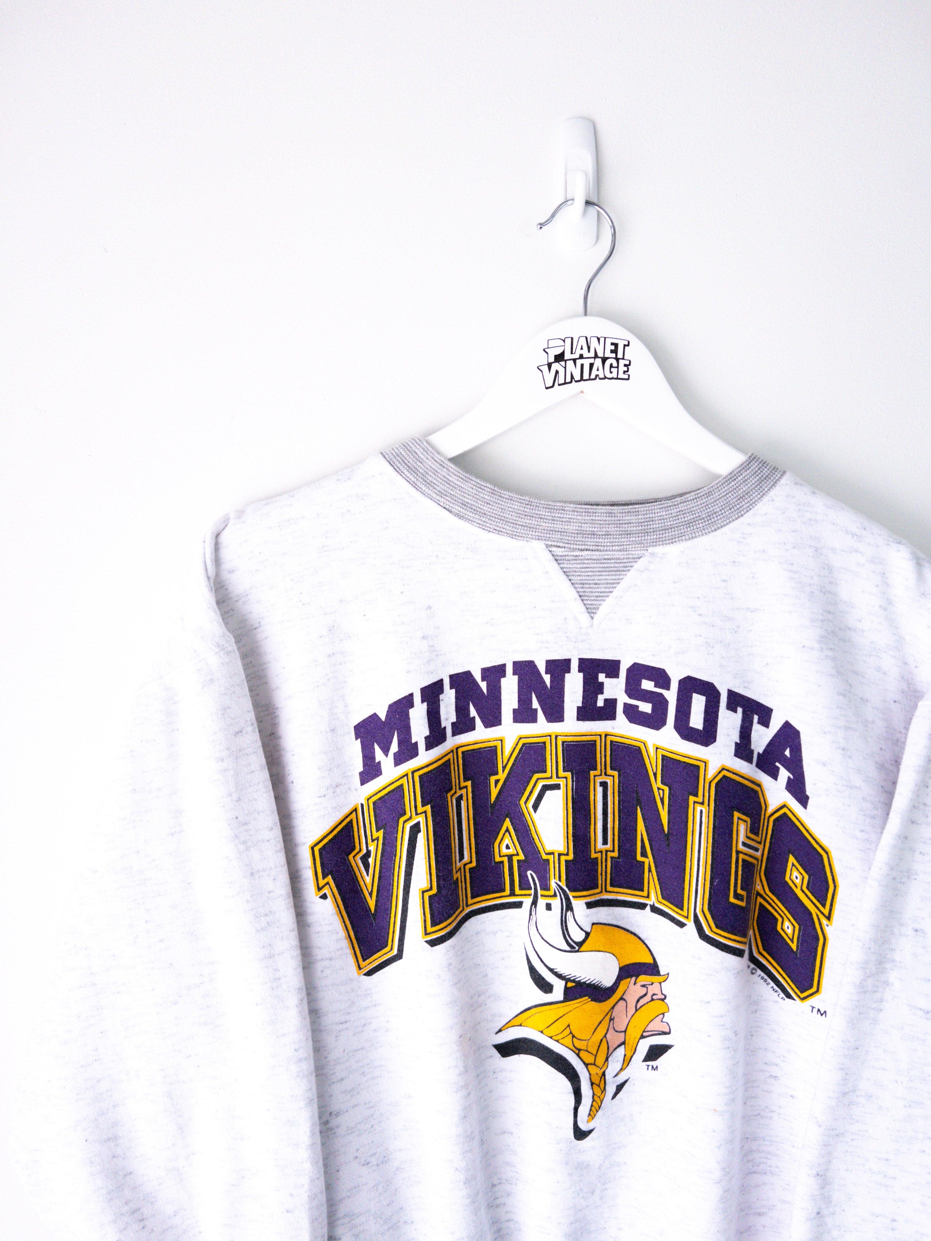 Vintage Minnesota Vikings Starter Sweatshirt Crewneck Size XL -   Hong  Kong