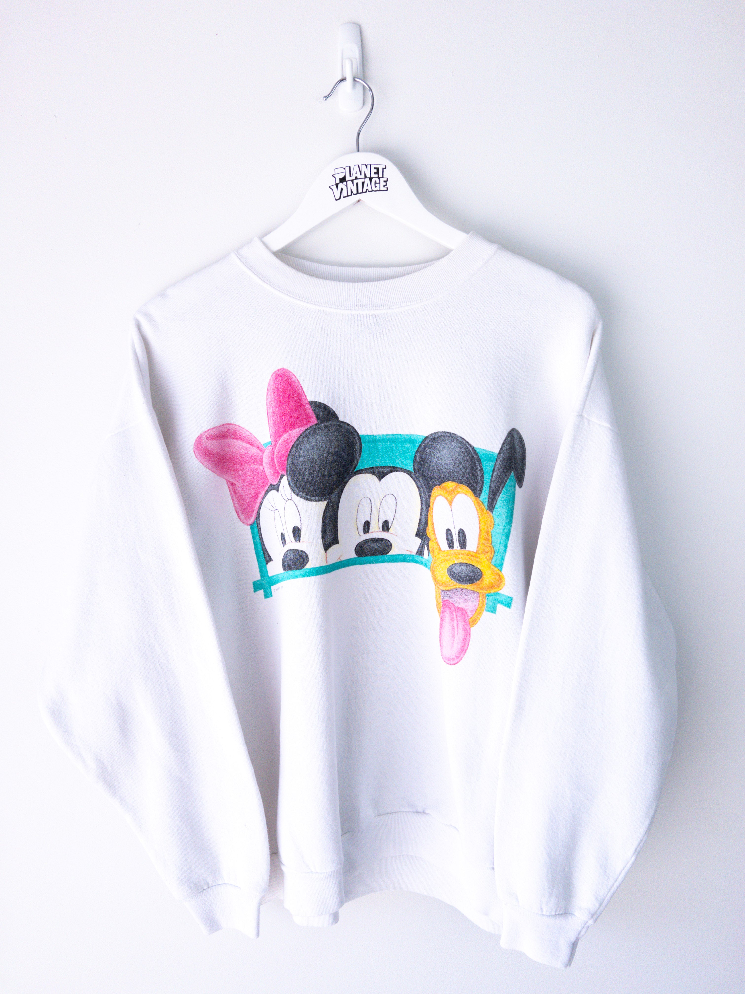 Vintage Mickey, Minnie and Pluto Sweatshirt (L)