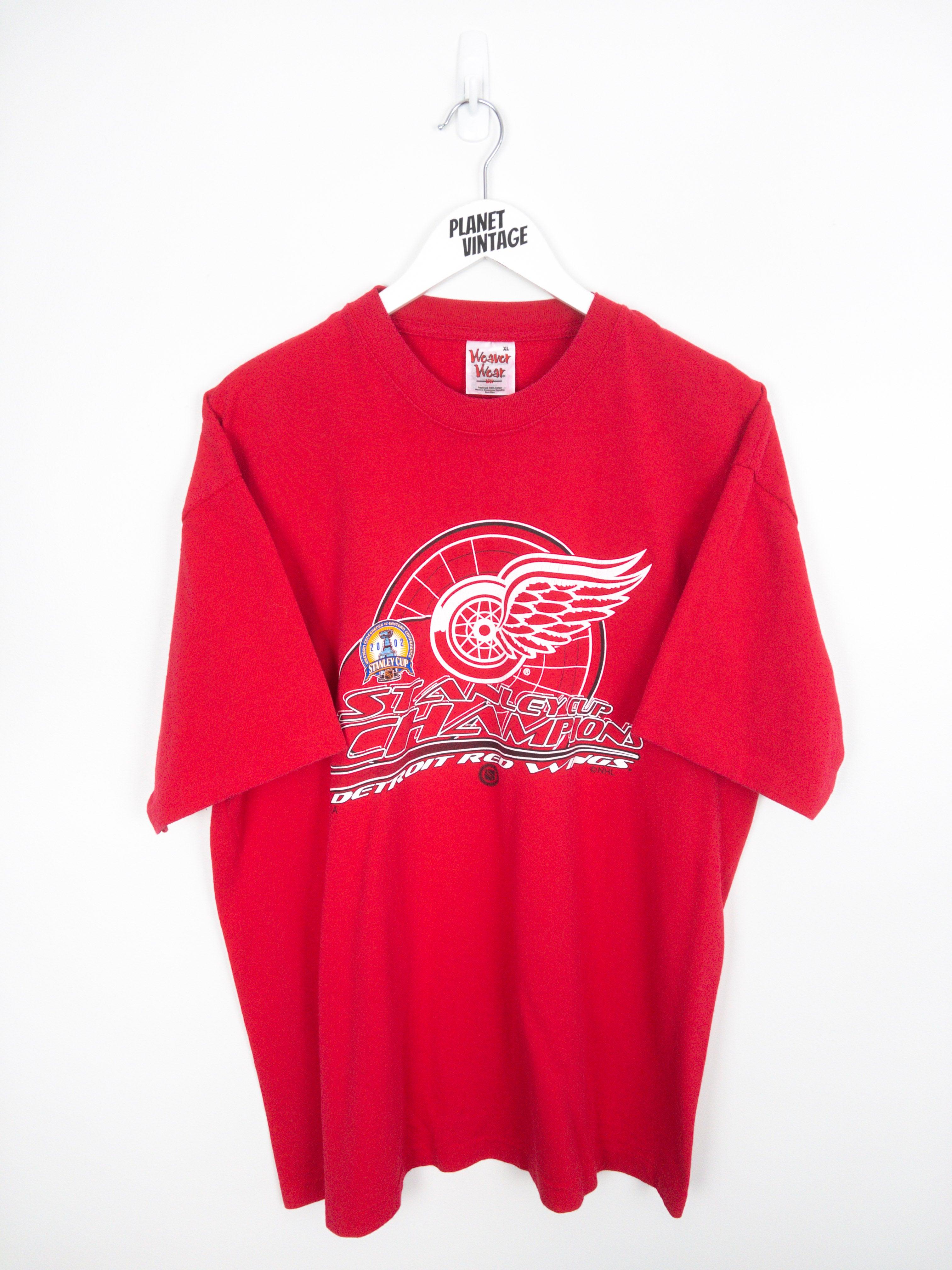 Detroit Red Wings Stanley Cup Champs Tee (XL) - Planet Vintage Store