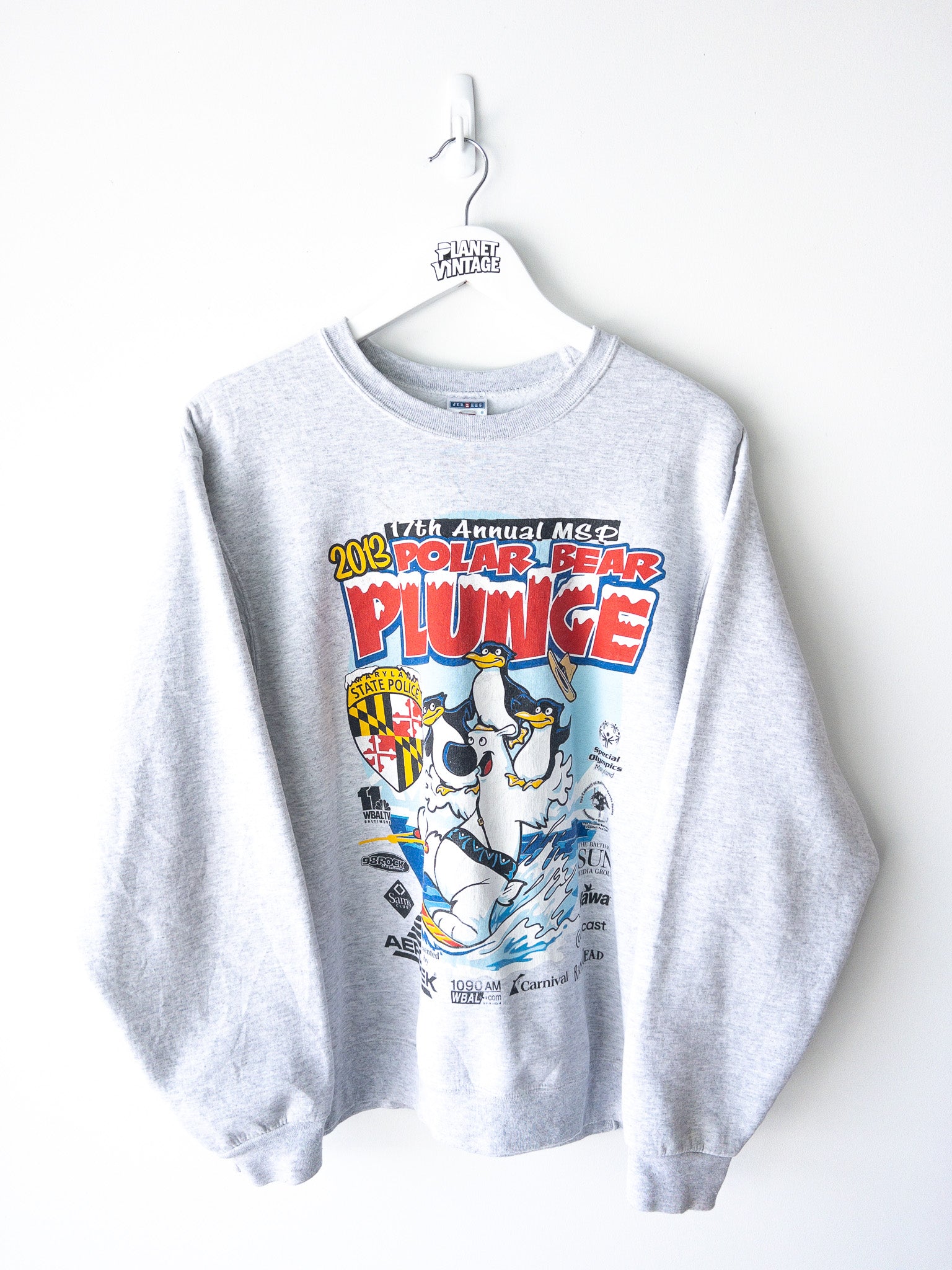 Vintage Polar Bear Plunge Sweatshirt (M)