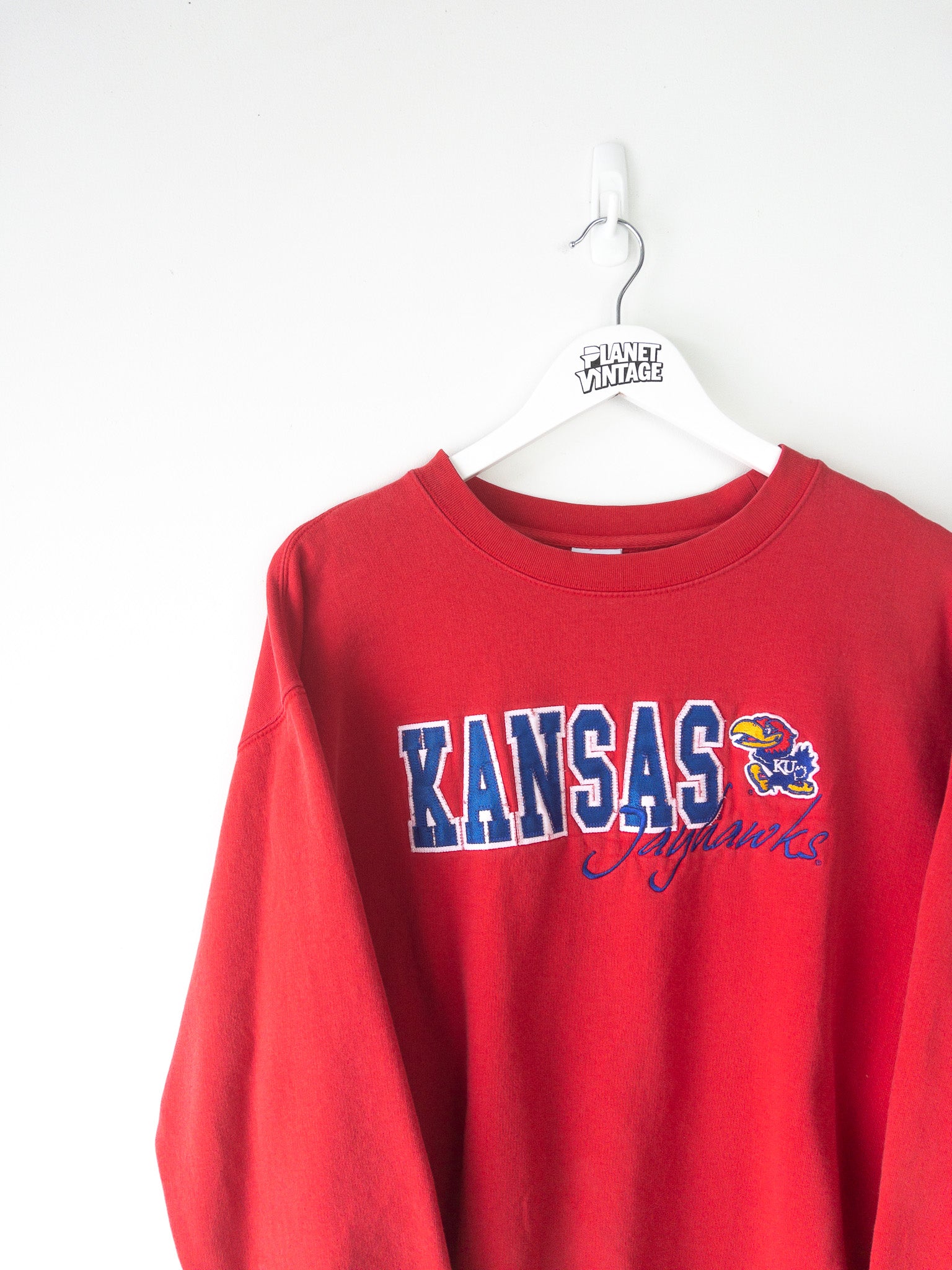 Vintage Kansas Jayhawks Sweatshirt (L)